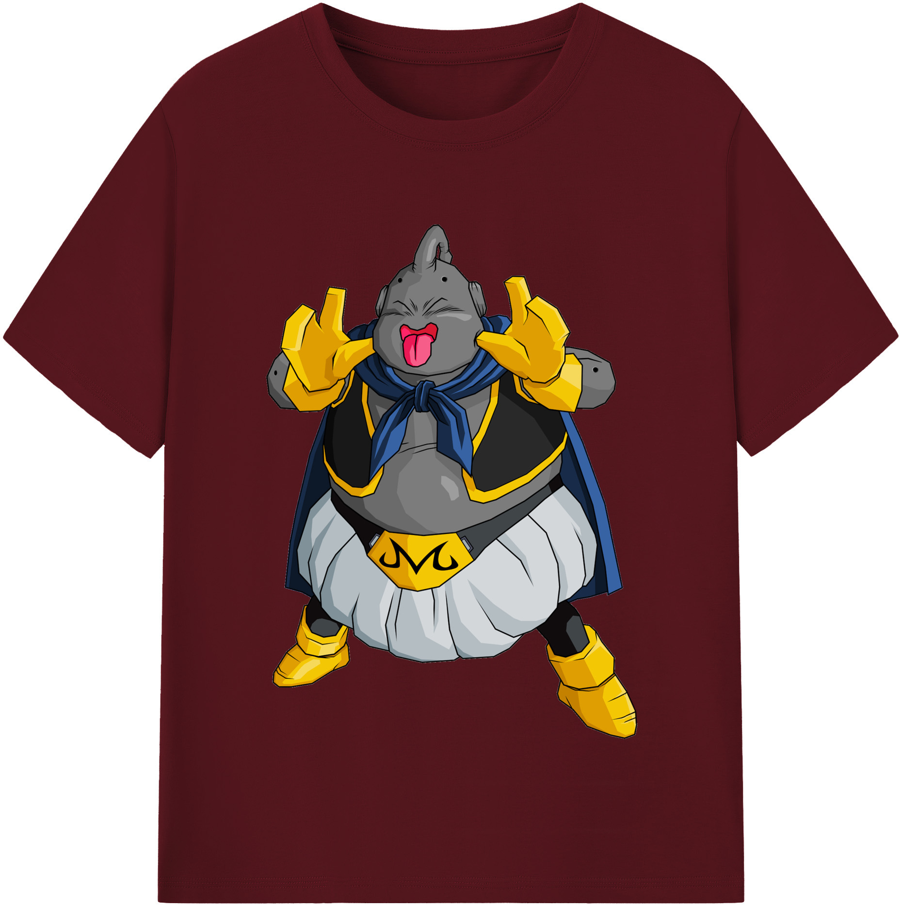 （画像用） ドラゴンボール 魔人ブウ DRAGON BALL Majin Buu 綿100％半袖Tシャツ（フロントプリント）